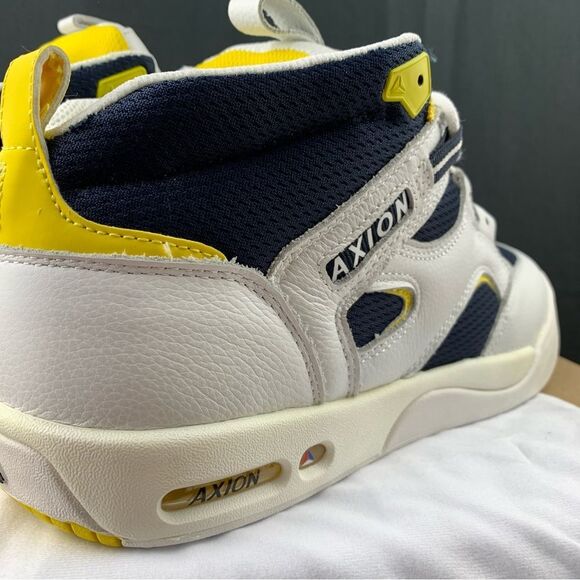 Axion Genesis Navy Yellow Skate Shoes Mens Various Sizes - Picture 5 of 16